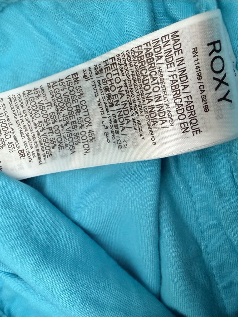 Roxy Casual Drawstring Beach Shorts, size L - Picture 4 of 4